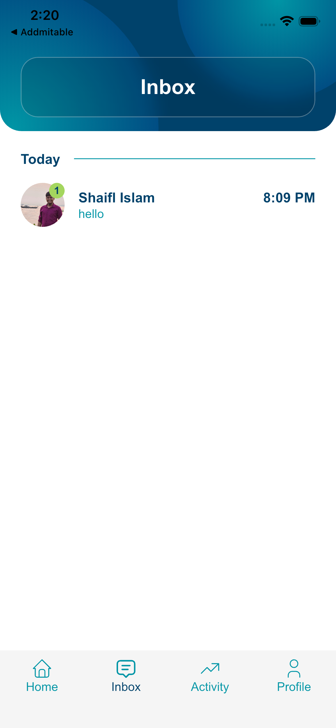 Chat interface